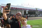 Upacara di Istana Merdeka Jakarta, ada SBY dan Jokowi, Megawati berhalangan hadir