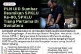 PLN UID Sumbar resmikan SPKLU Ke-80, SPKLU tiang pertama di Sumatera