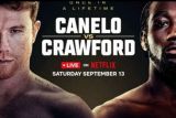 Laga tinju dengan kartu utama Canelo lawan Crawford