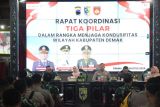 Polres Demak gelar rakor tiga pilar perkuat sinergi jaga Kamtibmas