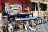 Polres Parimo sita delapan mesin pengolah emas dari tambang ilegal