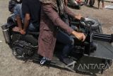 Pecinta scooter kumpul bareng di kawasan Alahan Panjang Solok