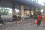 Kondisi terkini gedung DPRD dan Ditlantas Polda Sumsel pasca rusuh