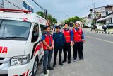 Pengelola Tol Bakter berikan dukungan logistik dan ambulans pada aksi damai