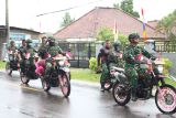 Peserta pawai kendaraan hias melintas di sepanjang jalan Yos Sudarso, Pangkalbalam, Pangkalpinang Bangka Belitung, Rabu (3/9/2025). Pawai kendaraan hias tersebut diselenggarakan Pemerintah Provinsi Kepulauan Bangka Belitung (Babel) dalam rangka memeriahkan HUT Ke-80 Republik Indonesia. ANTARA/Bima Agustian