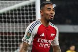 Penyerang Gabriel Jesus tidak masuk skuad Arsenal di Liga Champions