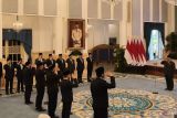 Presiden Prabowo lantik lima menteri baru, Purbaya gantikan Sri Mulyani