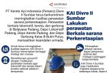 KAI Divre II Sumbar lakukan perawatan berkala sarana perkeretaapian