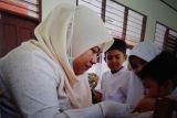 Pemkab Pasaman Barat telah lakukan imunisasi campak terhadap 4.412 siswa
