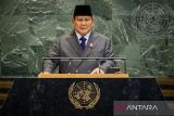 Mikrofon Prabowo mati saat pidato di PBB karena batas waktu