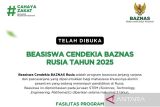 Baznas membuka Program Beasiswa Rusia 2025 untuk tingkatkan pendidikan