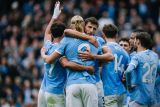 Liga Inggris - Manchester City menang telak 5-1 atas Burnley