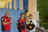Marc Marquez temui Presiden Prabowo di Istana sebelum berpacu di Mandalika