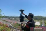 Polri halau drone terbang liar di MotoGP Mandalika Lombok