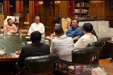 Prabowo rapat dengan Ketua MPR, menteri dan Kepala BIN di Hambalang