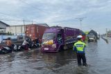 Polres Demak rekayasa lalu lintas akibat banjir Jalan Pantura