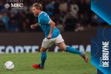Gelandang Napoli De Bruyne cedera, absen hingga 2026