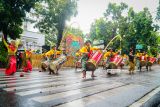 Ribuan pelajar di Kota Mataram ikuti pawai budaya