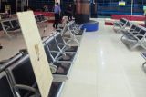 Gempa Bumi di Tarakan Akibatkan Plafon Ruang Tunggu Bandara Juwata Terlepas