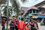 Polres Karimun berpatroli jalan kaki