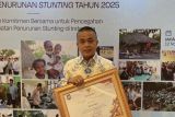 Palu terima penghargaan percepatan penurunan stunting dari Kemendagri