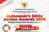 Pemprov Sulsel raih SDGs Action Awards 2025 lewat program Mandiri Benih