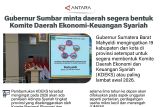 Gubernur sumbar minta daerah segera bentuk Komite Daerah Ekonomi-Keuangan Syariah