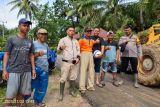 PT BSS kerahkan alat berat bersihkan longsor di Manggopoh, Agam