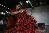 Harga cabai rawit merah capai Rp70.500 per kg, harga telur ayam ras Rp32.250 per kg