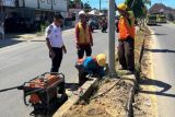 Plt. Kadishub Pessel tinjau langsung kerusakan lampu PJU di Jalur 2 Salido