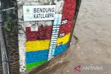 Hujan sejak Jumat siang di Kota Bogor picu peningkatan debit Bendung Katulampa