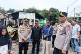 Kapolda Kaltara Tinjau Lokasi Kebakaran Asrama Polisi di Tarakan