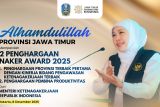 Jatim raih dua penghargaan ketenagakerjaan tingkat nasional