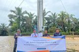 Salurkan CSR, PT BPP Pasbar bantu 26 titik penerangan lampu jalan di Sungai Aur