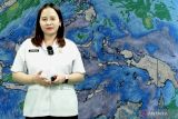 Mayoritas wilayah Indonesia diprakirakan diguyur hujan pada Rabu