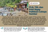 PLN, TNI, dan Polri Sigap Pulihkan Cahaya Sumbar