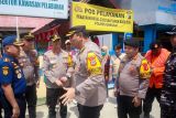 Polda Sulteng cek pos Nataru di Banggai pastikan kesiapan pengamanan