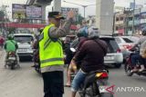 Polrestabes Palembang kerahkan personel di lokasi rawan kemacetan