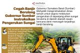 Cegah Banjir Berulang, Gubernur Sumbar Instruksikan Pengerukan Sungai