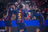 Liga Champions : Barcelona kalahkan Slavia Praha 4-2