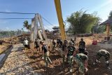 TNI menargetkan pembangunan jembatan gantung di Tukka rampung Februari