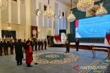 Presiden Prabowo melantik Juda Agung sebagai Wamenkeu di Istana Negara