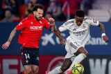 Real Madrid telan pil pahit dikalahkan Osasuna 1-2