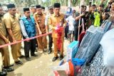 Korban bencana di Aceh Barat mulai tempati huntara