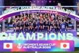 Jepang juara Piala Asia Putri 2026, kalahkan Australia 1-0