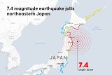 Gempa magnitudo 7,4 di Jepang, Kemlu pastikan tak ada WNI jadi korban