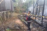 Dua rumah warga di Kecamatan Muara Uya terbakar