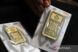 Harga emas Antam pada Selasa turun lagi Rp20.000 jadi Rp2,615 juta/gr