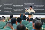 Prabowo sampaikan taklimat kepada 800 perwira tinggi TNI/Polri