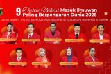 Membanggakan! 9 ilmuwan Unhas masuk daftar peneliti top dunia